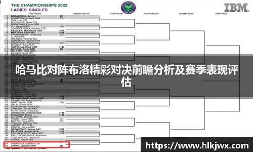 哈马比对阵布洛精彩对决前瞻分析及赛季表现评估